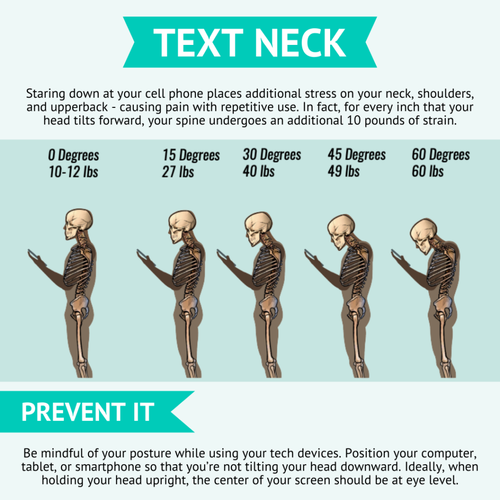 Texting Neck Pain: Causes, Symptoms, and Treatment